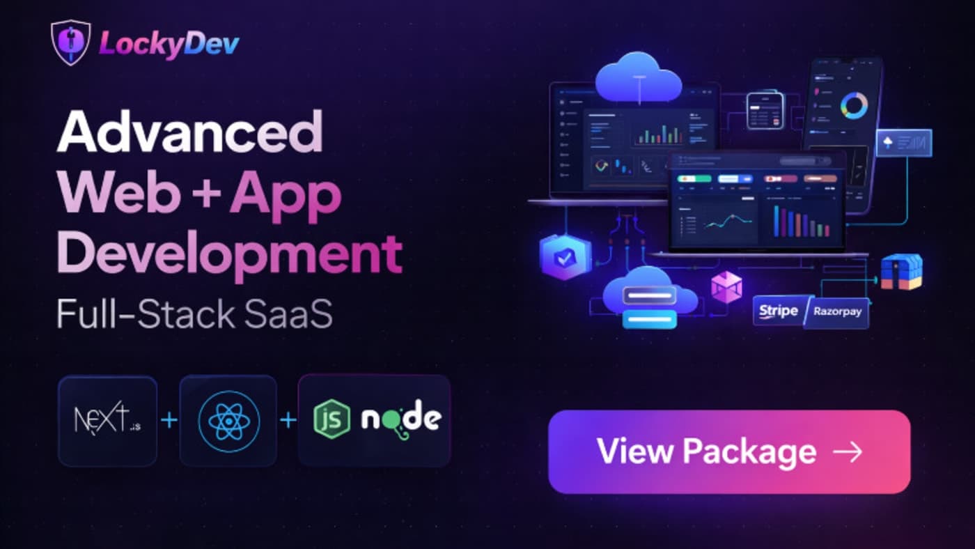 Advanced Web + App Development (Full-Stack SaaS)